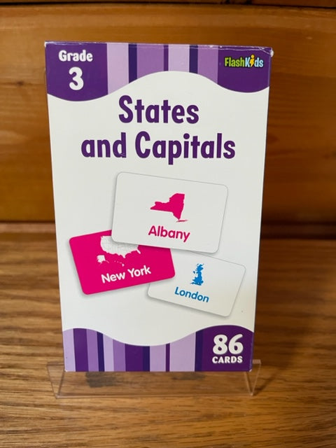 States and Capitals flash cards